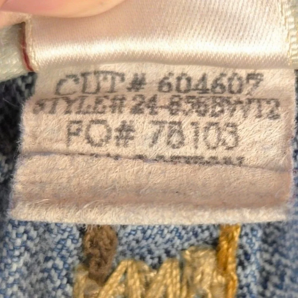 True Religion Billy Super T Mens Blue Jeans Straight Leg 42 Made in USA 24-856BW